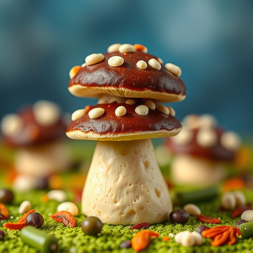 Stacked Magic Mushroom Chocolates Macro
