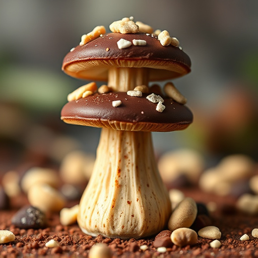 Stacked Magic Mushroom Chocolates Macro