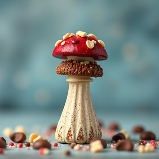 Stacked Magic Mushroom Chocolates Macro