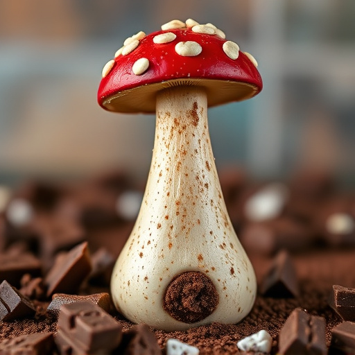 Stacked Magic Mushroom Chocolates Macro