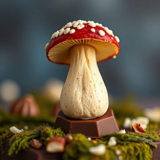 Stacked Magic Mushroom Chocolates Macro