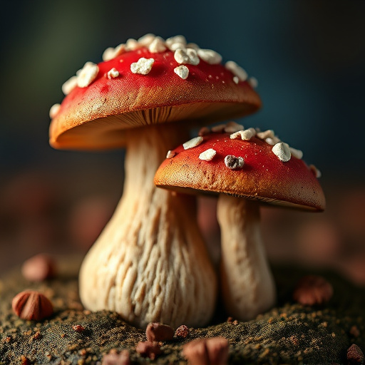 Stacked Magic Mushroom Chocolates Macro
