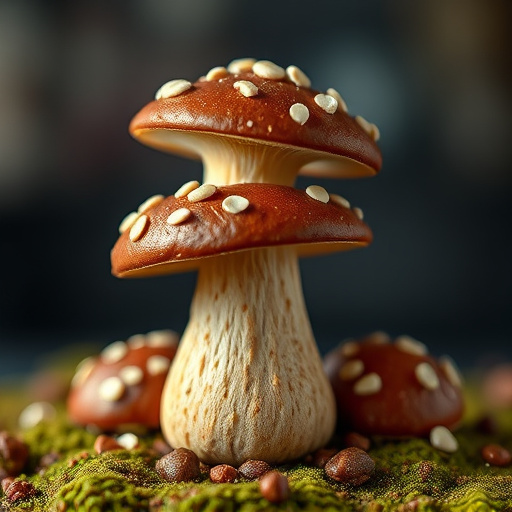 Stacked Magic Mushroom Chocolates Macro