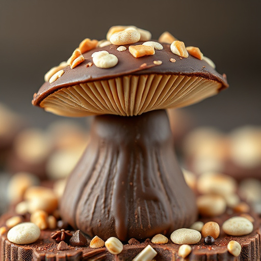 Stacked Magic Mushroom Chocolates Macro