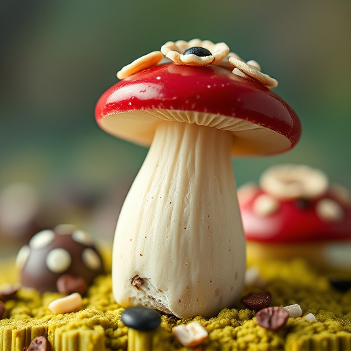 Stacked Magic Mushroom Chocolates Macro