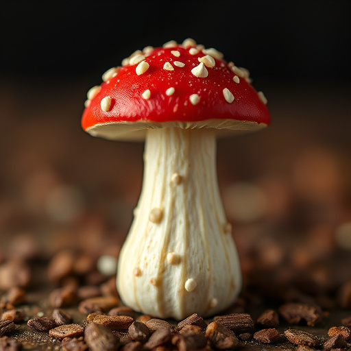 Stacked Magic Mushroom Chocolates Macro