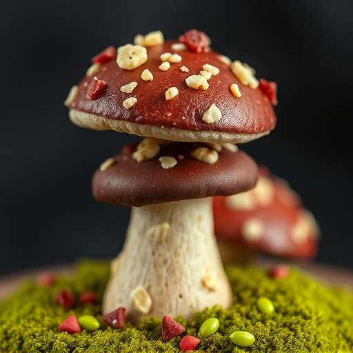 Stacked Magic Mushroom Chocolates Macro