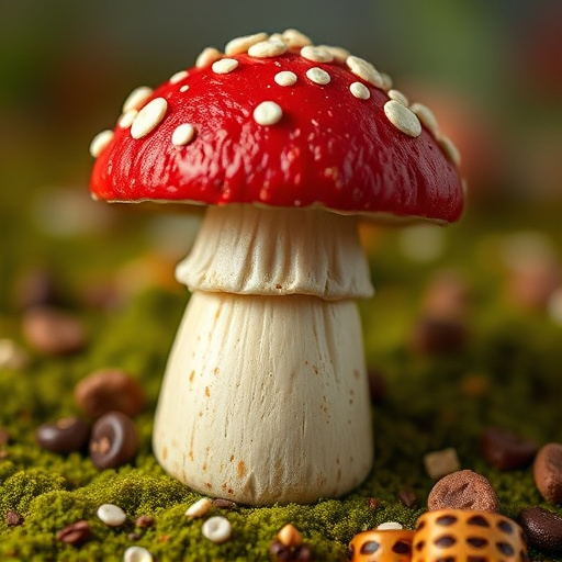 Stacked Magic Mushroom Chocolates Macro