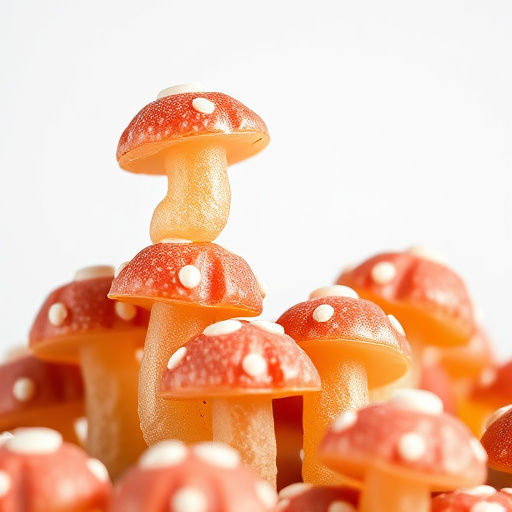 Stacked Magic Mushroom Gummies Macro