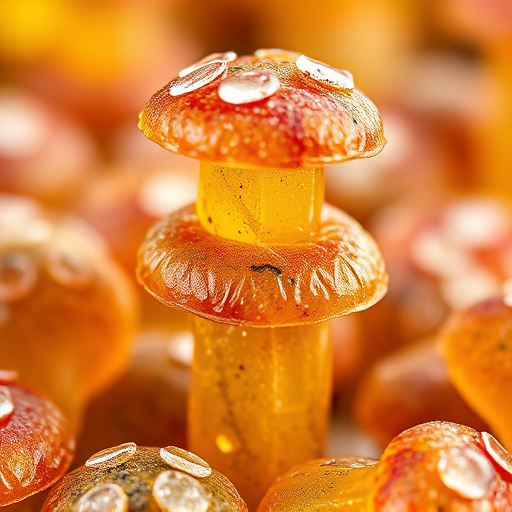 Stacked Magic Mushroom Gummies Macro