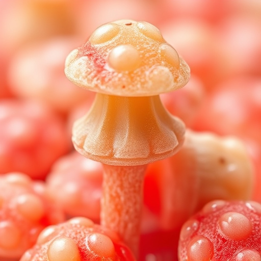 Stacked Magic Mushroom Gummies Macro