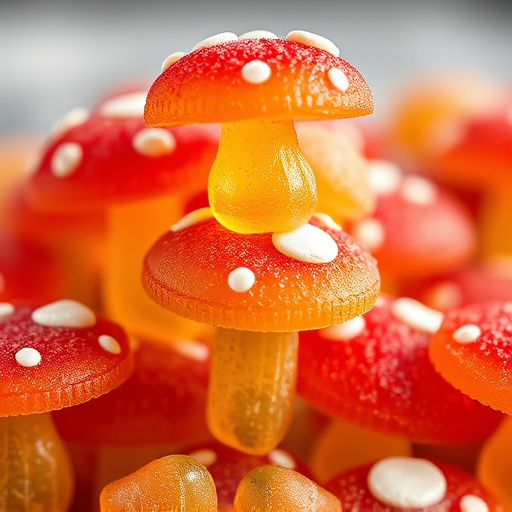 Stacked Magic Mushroom Gummies Macro