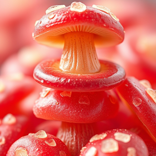 Stacked Magic Mushroom Gummies Macro