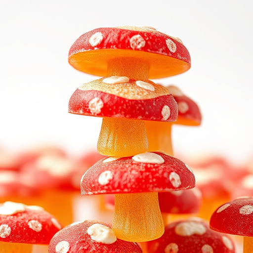 Stacked Magic Mushroom Gummies Macro