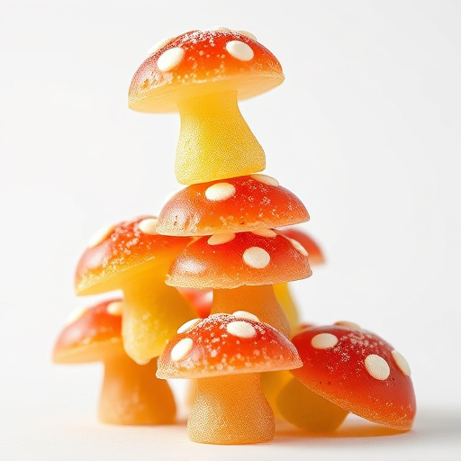 Stacked Magic Mushroom Gummies Macro