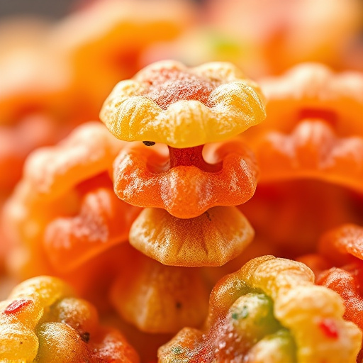 Stacked Magic Mushroom Gummies Macro