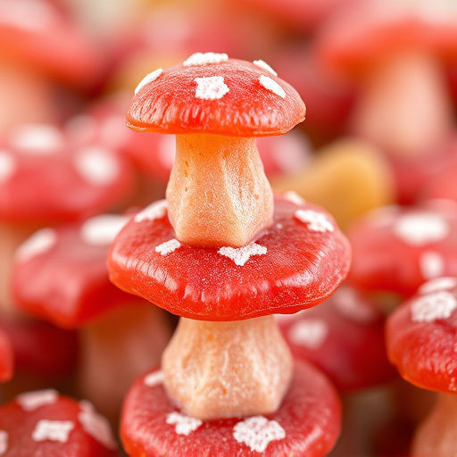 Stacked Magic Mushroom Gummies Macro