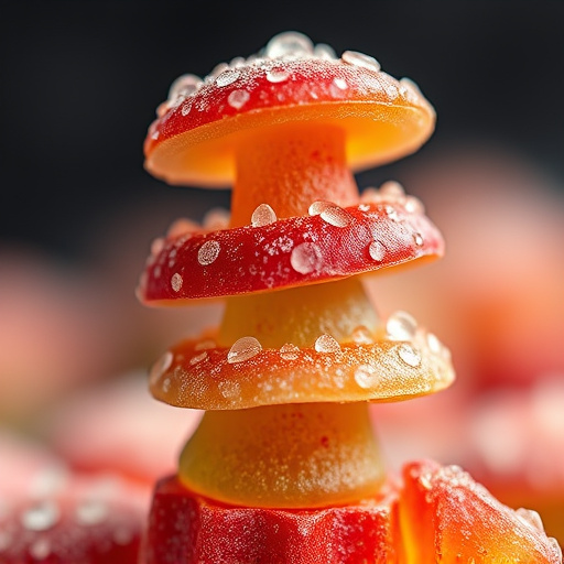 Stacked Magic Mushroom Gummies Macro