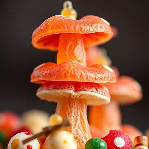 Stacked Magic Mushroom Gummies Macro