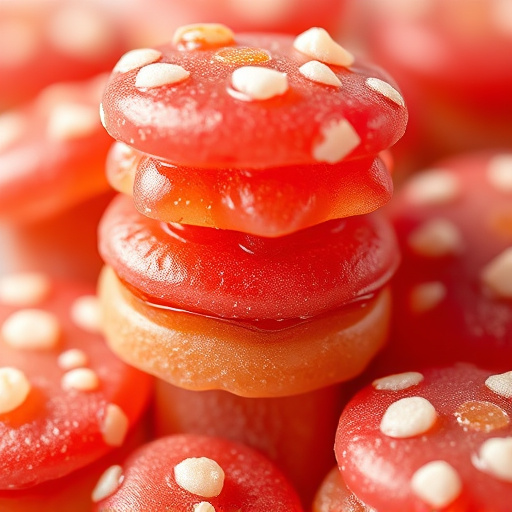 Stacked Magic Mushroom Gummies Macro