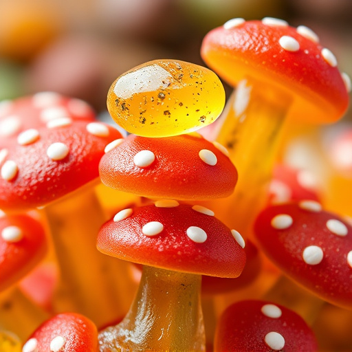 Stacked Magic Mushroom Gummies Macro