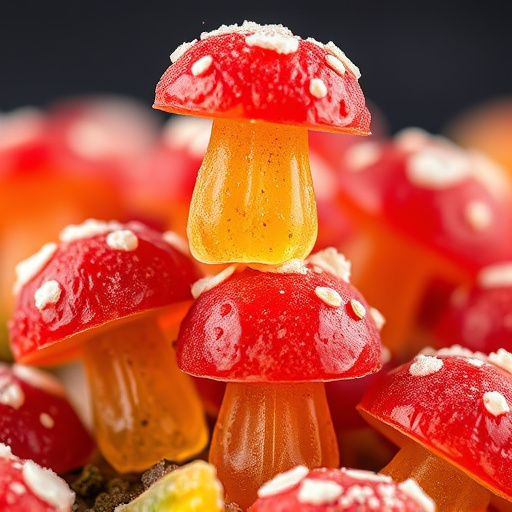 Stacked Magic Mushroom Gummies Macro