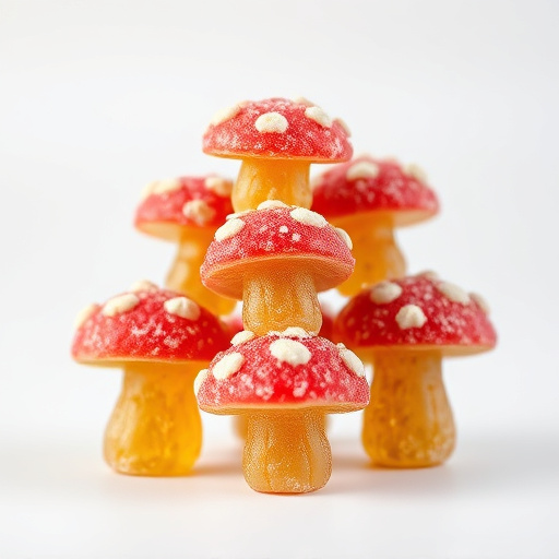Stacked Magic Mushroom Gummies Macro