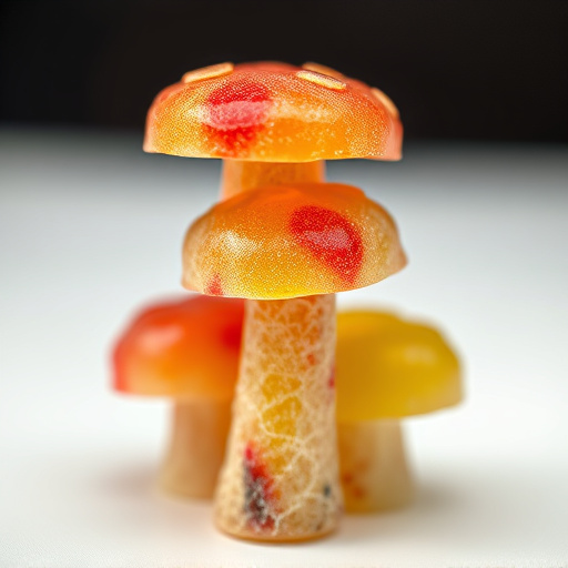 Stacked Magic Mushroom Gummies Macro