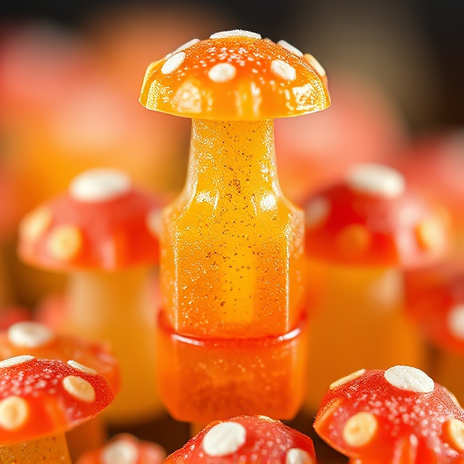 Stacked Magic Mushroom Gummies Macro