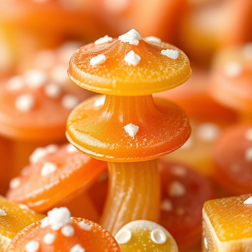 Stacked Magic Mushroom Gummies Macro