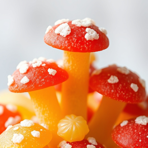 Stacked Magic Mushroom Gummies Macro