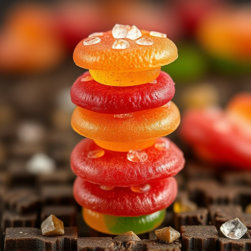 Stacked Magic Mushroom Gummies Macro