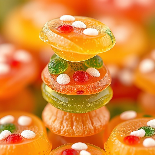 Stacked Magic Mushroom Gummies Macro