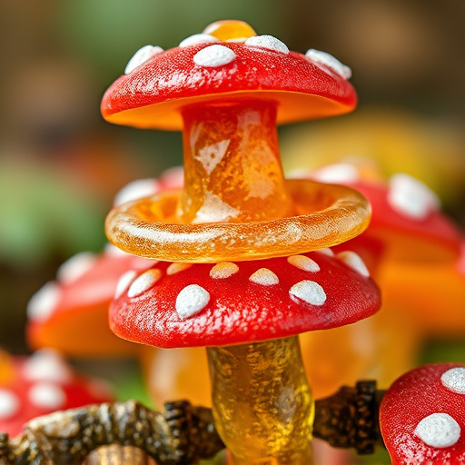 Stacked Magic Mushroom Gummies Macro
