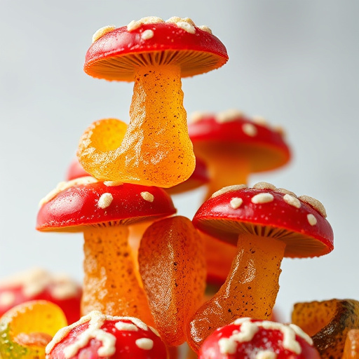 Stacked Magic Mushroom Gummies Macro