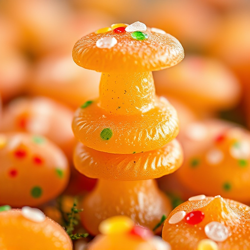 Stacked Magic Mushroom Gummies Macro
