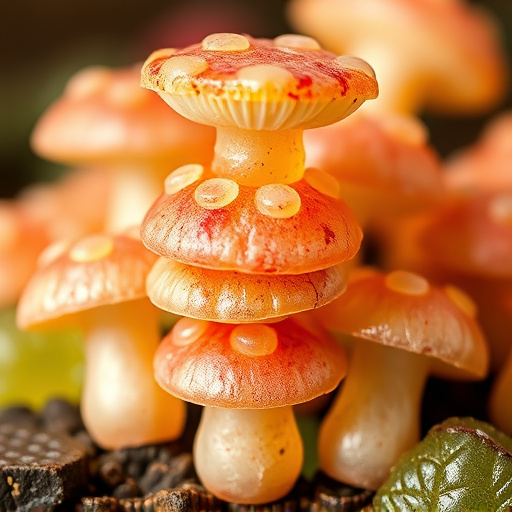 Stacked Magic Mushroom Gummies Macro
