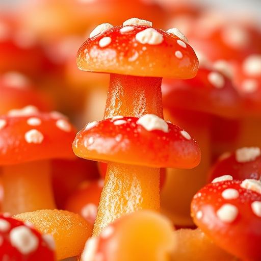 Stacked Magic Mushroom Gummies Macro
