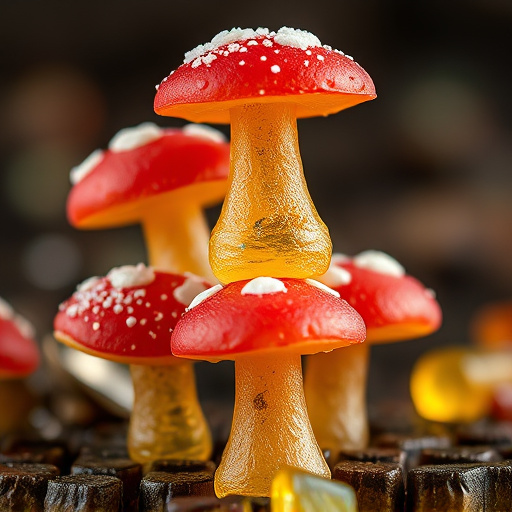 Stacked Magic Mushroom Gummies Macro