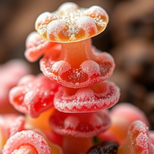Stacked Magic Mushroom Gummies Macro