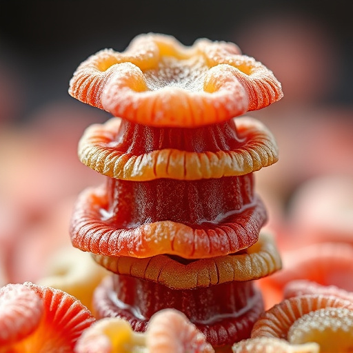 Stacked Magic Mushroom Gummies Macro