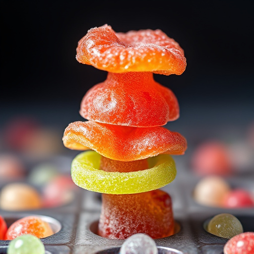 Stacked Magic Mushroom Gummies Macro