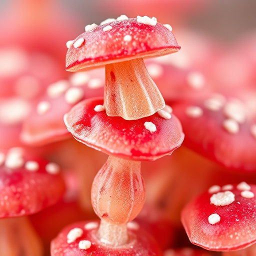 Stacked Magic Mushroom Gummies Macro