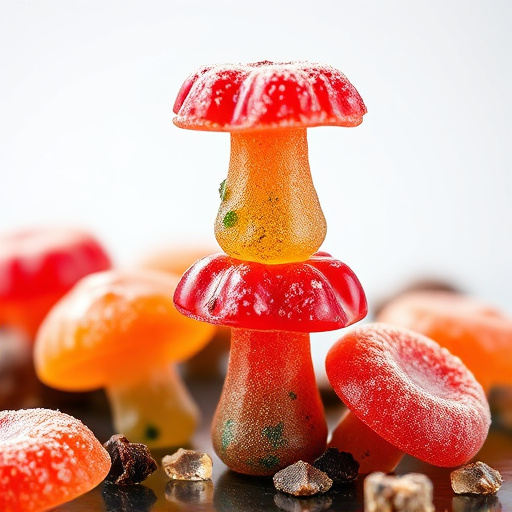 Stacked Magic Mushroom Gummies Macro