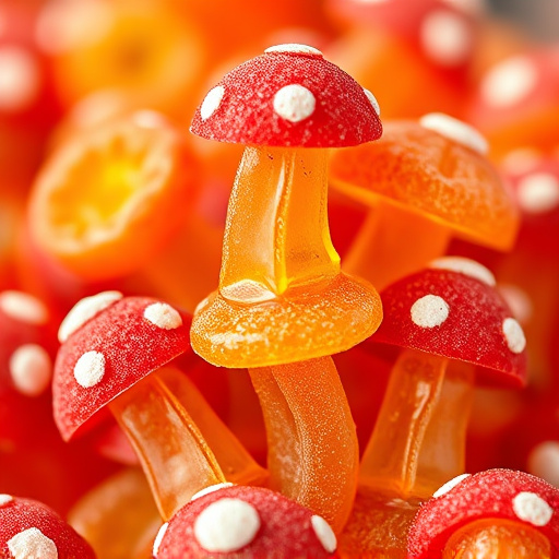 Stacked Magic Mushroom Gummies Macro