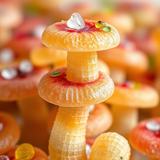 Stacked Magic Mushroom Gummies Macro