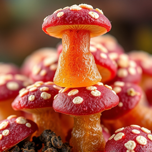 Stacked Magic Mushroom Gummies Macro