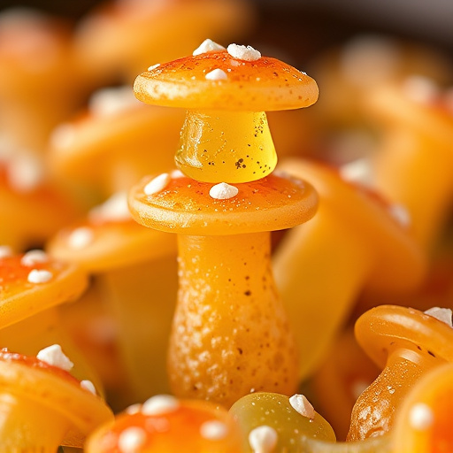 Stacked Magic Mushroom Gummies Macro