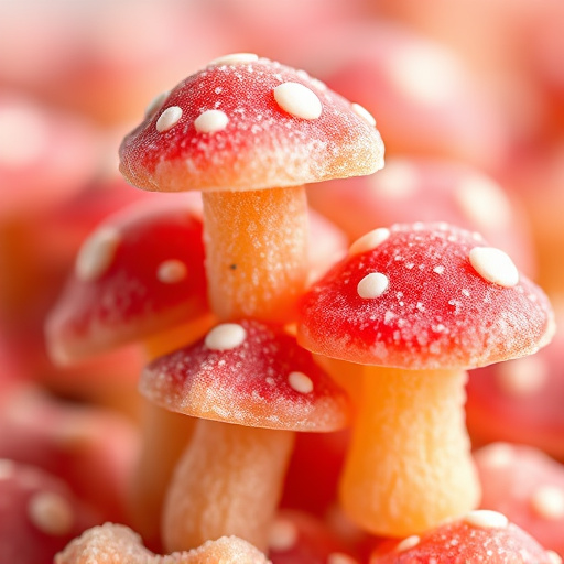 Stacked Magic Mushroom Gummies Macro