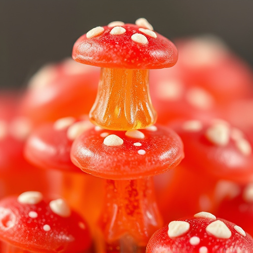 Stacked Magic Mushroom Gummies Macro